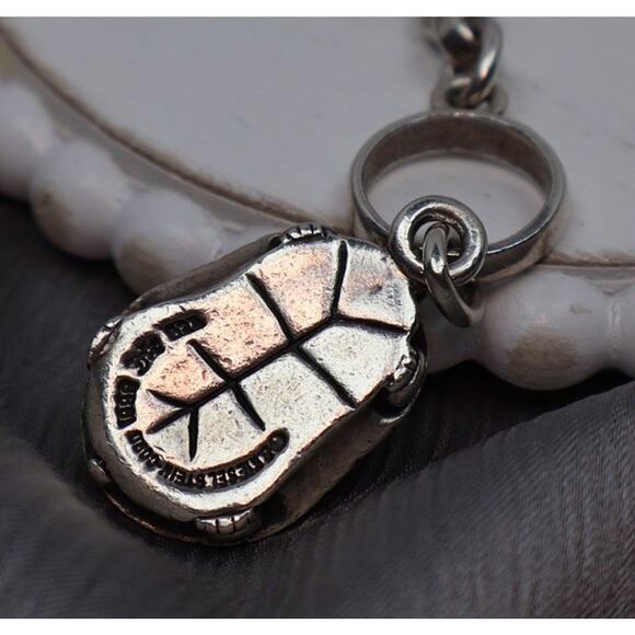 Barry Kieselstein Cord 925 Turtle Toggle Charm Bracelet 44.87G / 8in / 5.5mm - Picture 6 of 8